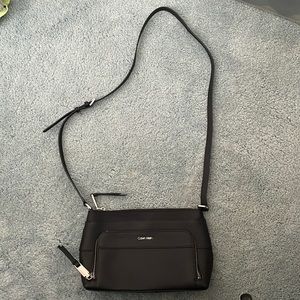 Calvin Klein Black Leather Purse